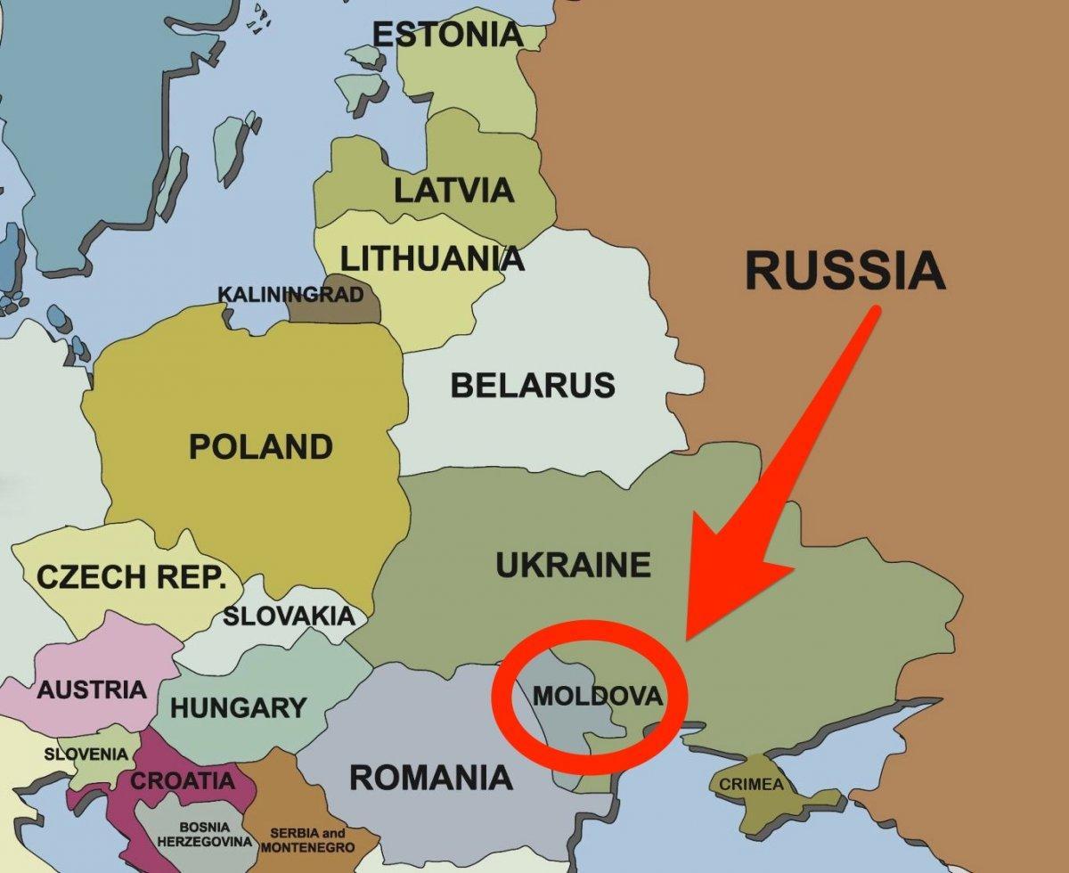 bản đồ của Moldova