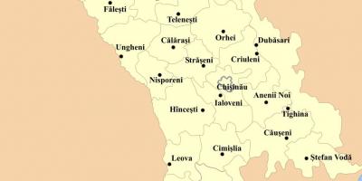 Bản đồ của cahul Moldova