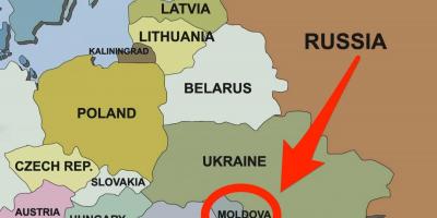 Bản đồ của Moldova
